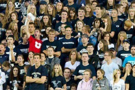 Brian when Utes score in BYU stadium